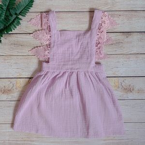 Purple spring summer toddler dress 3T